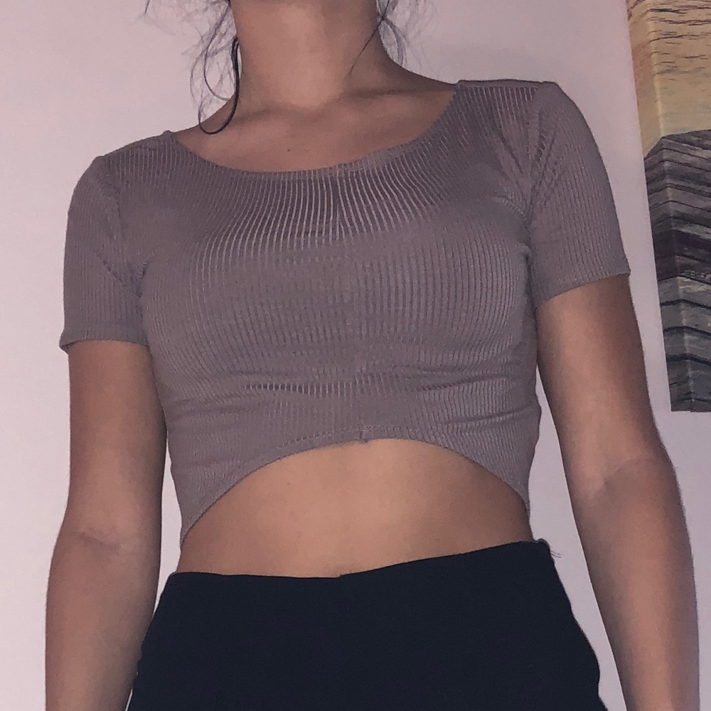 Forever 21 Brown Crop Top Size XS